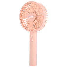 원 미니 휴대용 선풍기, ONE501, Pink