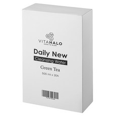 비타할로 데일리 뉴 제주 그린티 클렌징워터, 500ml, 2개