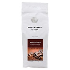 EDIYA COFFEE 經典濃縮咖啡豆, 500g, 無研磨咖啡豆