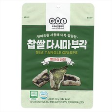 오희숙전통부각 찹쌀 다시마 부각, 30g, 1개