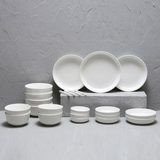 에라토 크림모노 4인 그릇 홈세트 24p, 8종, 1세트