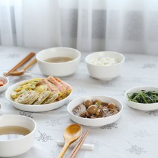 에라토 크림모노 4인 그릇 홈세트 24p, 8종, 1세트