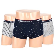 터프가이 남아용 면스판 주니어 드로즈 3p TG-JN7026