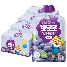 팔도 뽀로로 워터젤리 포도, 120ml, 40개