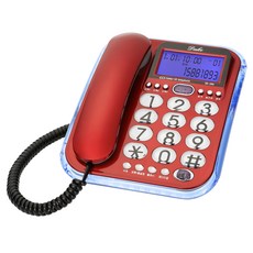 삼우 듀크 유선전화기 빨강 SG-264