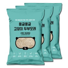 몽글몽글 응고형 고양이 두부모래 라벤더, 7L, 3개입