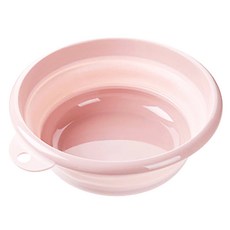 윈프라이스 접이식 다용도 대야 대형, 핑크, 1개