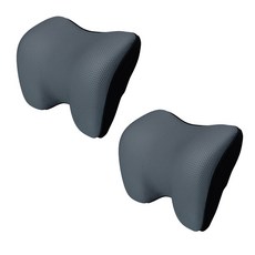 삼에스 7도 메모리폼 목쿠션 2p, 그레이