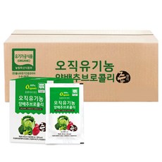 즙쟁이 오직 유기농 양배추 브로콜리즙, 90ml, 100개입