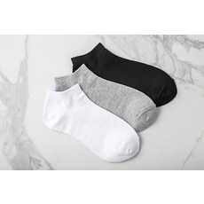 베이스알파에센셜 남성용 프리미엄 무지 스니커즈 양말 10켤레