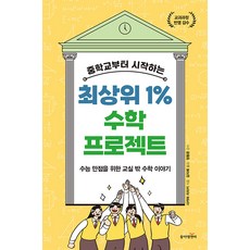 [동아엠앤비]중학교부터 시작하는 최상위 1% 수학 프로젝트 : 수능 만점을 위한 교실 밖 수학 이야기, 동아엠앤비, 사카마 치아키
