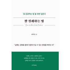 잘 실패하는 법:''잘 성공하는 법'' 을 위한 입문서, 국학자료원, 장석정