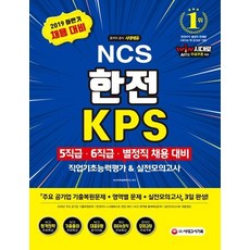 [시대고시기획]2019 하반기 NCS 한전 KPS 직업기초능력평가&실전모의고사 - 5직급6직급별정직 채용 대비, 시대고시기획