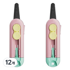 마다꾸미 다용도 안전 커터칼, 핑크, 12개