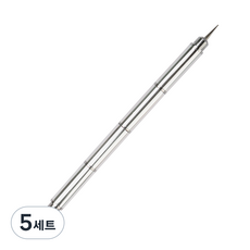 젤로젤로 블록 도트봉 5종 세트, 실버, 5세트