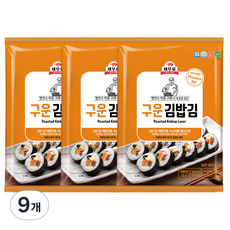 새우표 완도 구운 김밥김, 22g, 9개