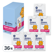  크리넥스 손소독 스프레이 알로에, 15ml, 36개 