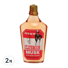클럽맨피노드 머스크 에프터쉐이브 코롱, 177ml, 2개