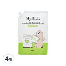 마이비 순한 유아유연제 리필 1600ml, 1.6L, 4개