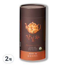 한국제다 감잎차 지관, 30g, 2개, 1개입