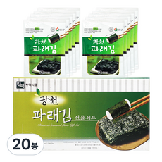 광천김 파래김, 30g, 20봉