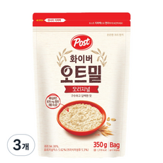 포스트 화이버 오트밀 오리지널 시리얼, 350g, 3개