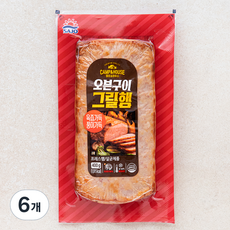 사조 오븐구이 그릴햄, 400g, 6개