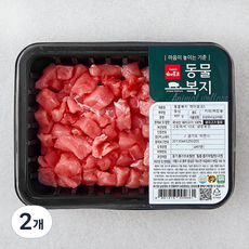 하이포크 동물복지 인증 한돈 등심 카레짜장용 (냉장), 300g, 2개
