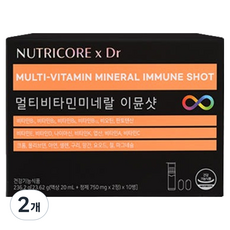 뉴트리코어 x Dr 멀티비타민미네랄 이뮨샷, 10회분, 2개