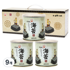 더국민 광천 재래맛김 선물세트 30g, 9개