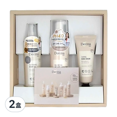 Derma Eco植萃呵護 禮盒 Set, 內含有機蘆薈護手霜、私密處潔淨慕斯、有機蘆薈保濕潔顏露, 2盒