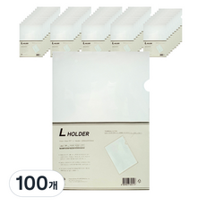 마이다스 고투명 L홀더 A4, 투명, 100개