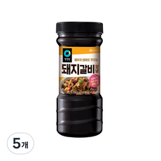 청정원 돼지갈비 양념장, 840g, 5개