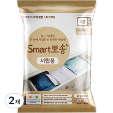 드랑페 스마트 뽀송 서랍용 제습제 6p, 180g, 2개