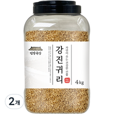 건강곡간 강진귀리 통, 4kg, 2개