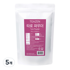 티젠 타로 파우더, 500g, 1개입, 5개, 500g