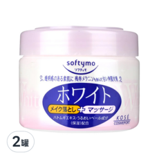 KOSE 高絲 softymo 絲芙蒂 日本製 雙效卸粧按摩霜, 300g, 2罐