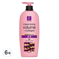엘라스틴 콜라겐 & 아미노산 17종 볼륨 샴푸, 680ml, 6개