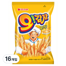 오리온 오감자 그라탕 스낵, 115g, 16개