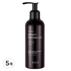 아브카 센서티브 스킨핏 쉐이빙 젤, 5개, 200ml