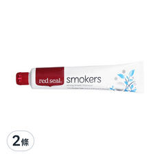 Red Seal 紅印 Smokers 草本礦物牙膏，口腔清新，健康護理，有效亮白, 100g, 2條