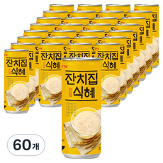롯데칠성음료 잔치집 식혜, 240ml, 60개