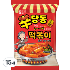 해태제과 신당동 떡볶이 과자, 192g, 15개