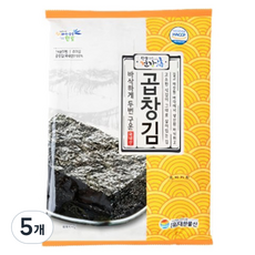 완도건강해 바다향 바삭하게 두번구운 곱창김 5p, 14g, 5개