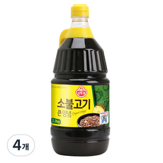 오뚜기 소불고기 큰양념, 2.1kg, 4개