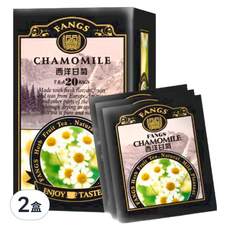 FANGS 方氏 西洋甘菊花茶，20茶包, 1.5g, 20包, 2盒