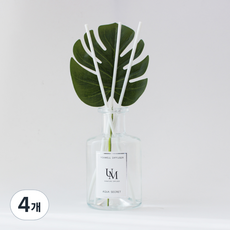 유멜 시그니처 디퓨저 200ml, 아쿠아시크릿, 4개