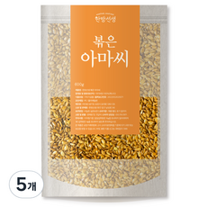 한방선생 볶은 아마씨, 600g, 5개