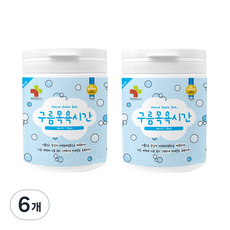 구름목욕시간 베이직 유아 입욕제, 500g, 6개