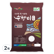 팔탄농협 GAP 인증 수향미 쌀, 특등급, 5kg, 2개 2개, 5kg